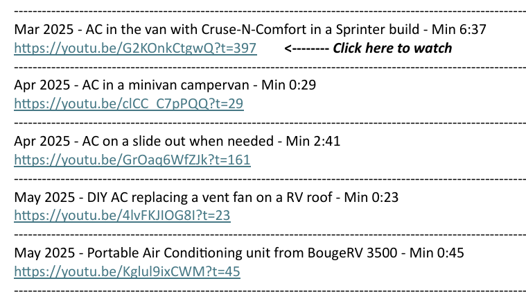 Air conditioning HVAC in a campervan | $5.99 | eBook | 69 User Generated Video Clips | Click and Watch