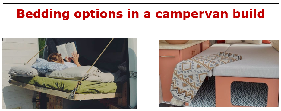 Bedding options in a campervan build | $5.99 | eBook | 96 User Generated Video Clips | Click and Watch