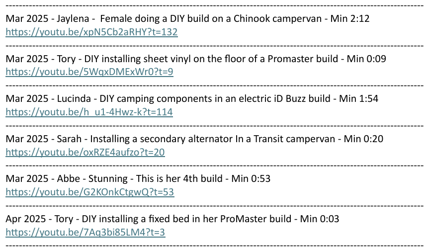 Woman Campervan Builder  | $5.99 eBook | 52 User Generated Reviews | Click and Watch