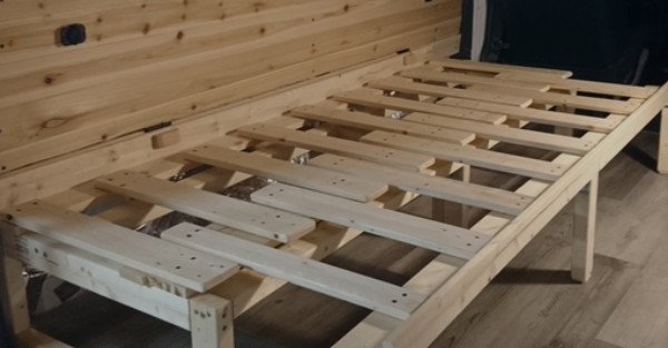 Bed framing in a campervan build | $5.99 | eBook | 79 User Generated Video Clips | Click and Watch