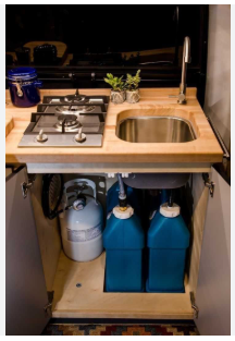 Kitchen sink in a campervan build | eBook | $5.99 | 77 User Generated Video Clips | Click and Watch